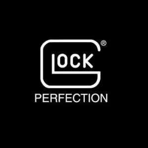 1 glock logo white