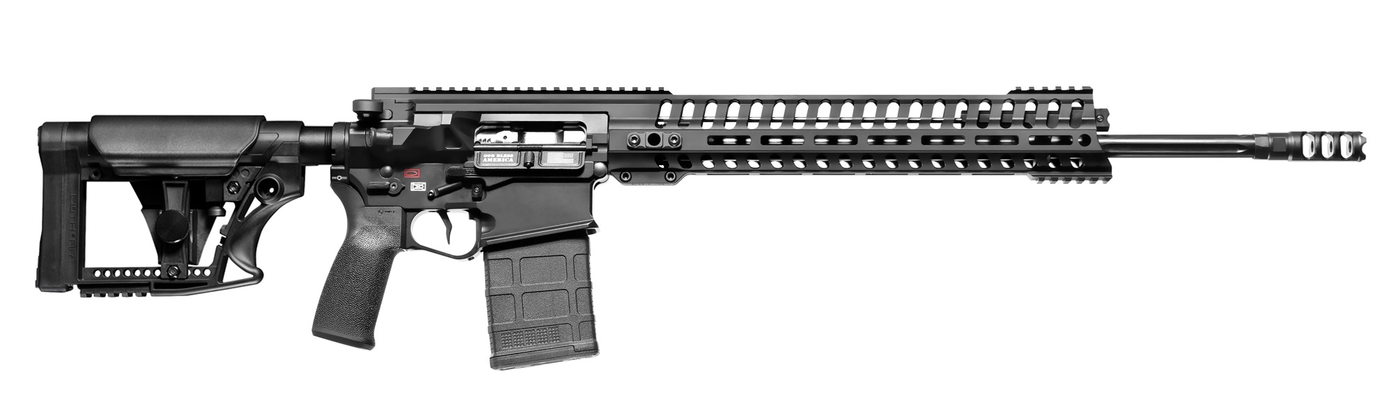 REVOLUTION 6.5CM 20" BLK - 14.5" M-LOK EDGE RAIL