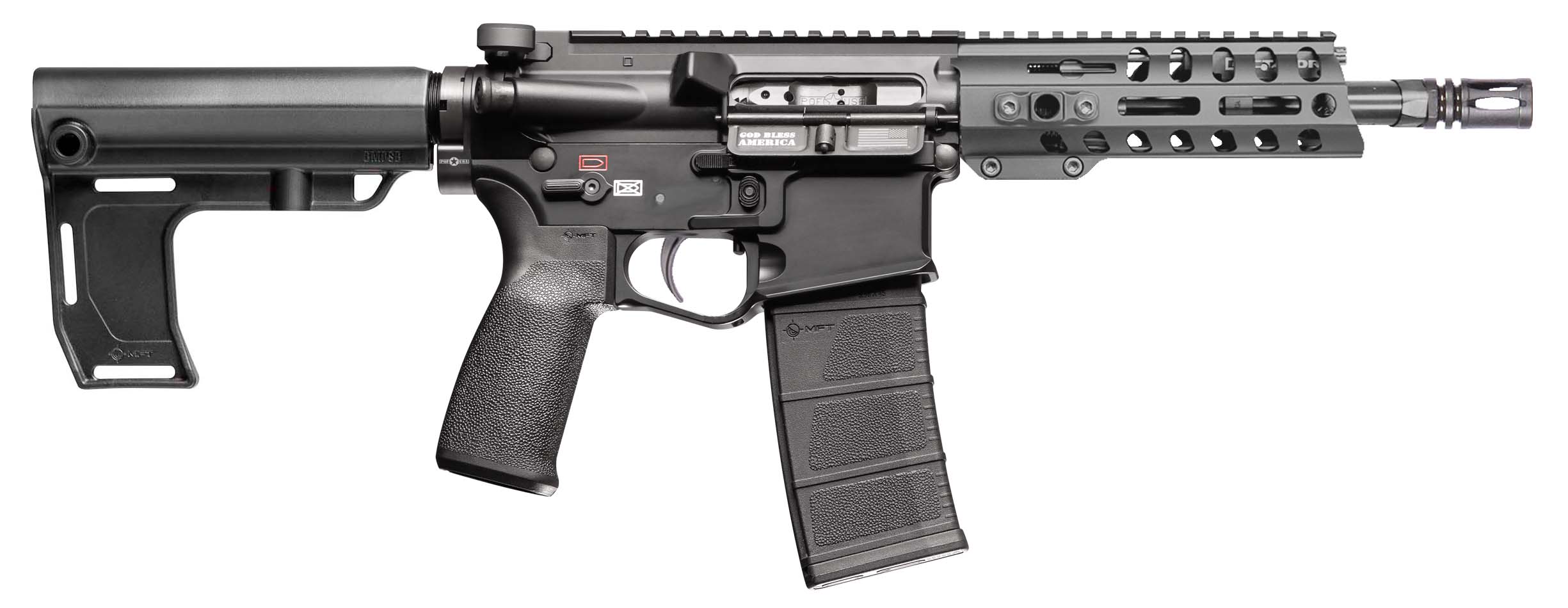 RENEGADE+ PSTL 300BLK 8" BRACE - 8" BARREL