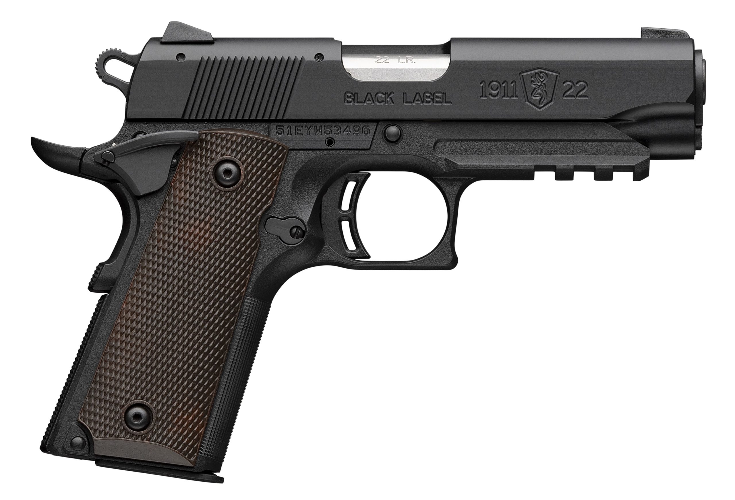 1911-22 BLK LBL 22LR 3.7" #