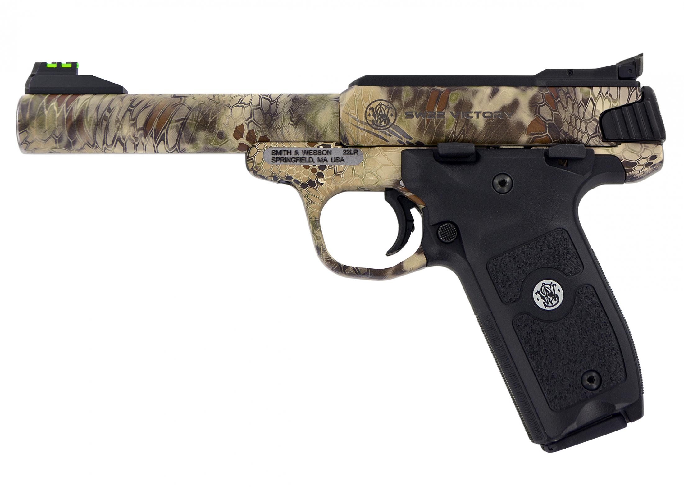 SW22 VICTORY 22LR KRYPTEK 5.5" - 10297 KRYPTEK HIGHLANDER CAMO