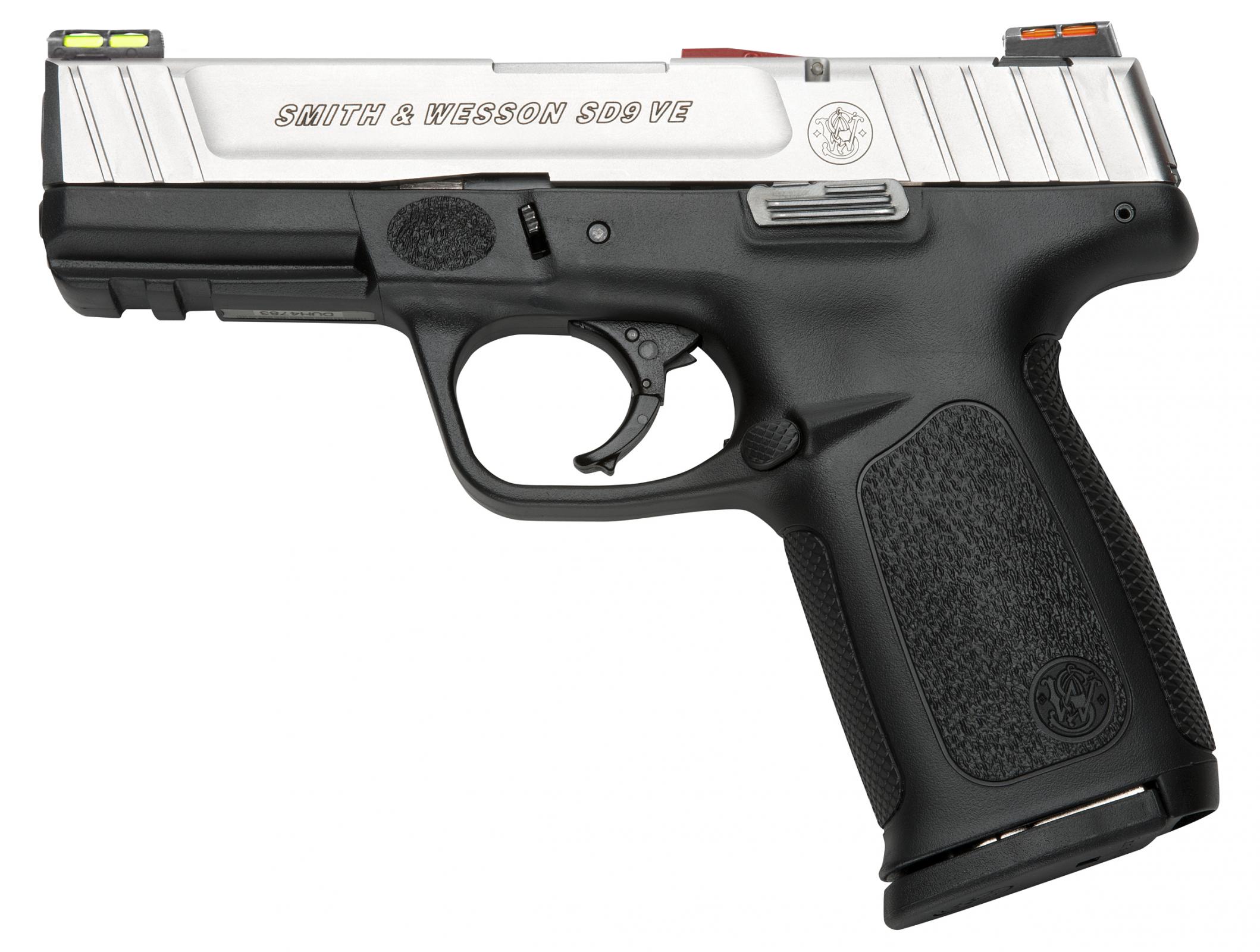 SD9VE 9MM 10+1 4" SS HI-VIZ - 11907