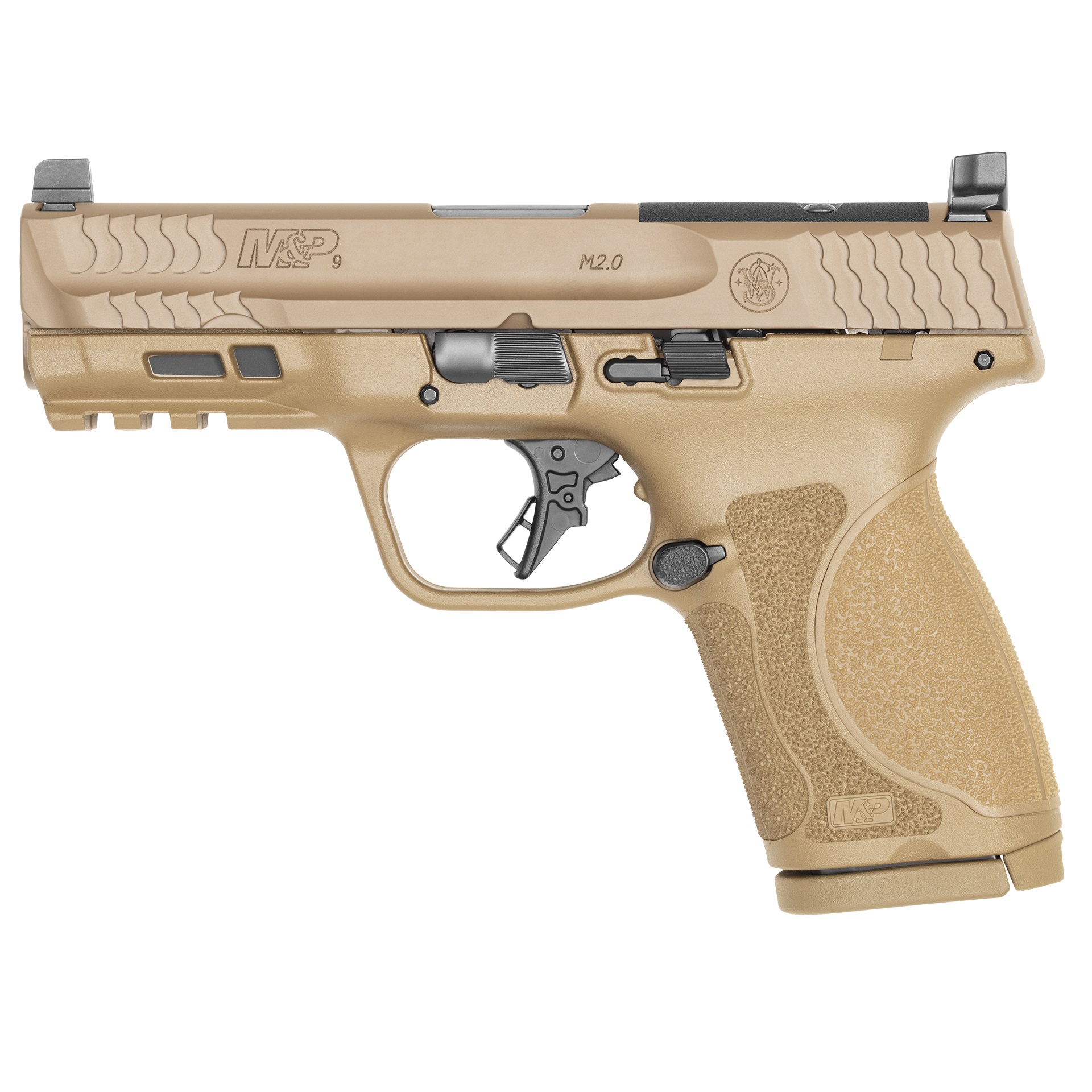 M&P9 M2.0 CP 9MM FDE 4" OR NTS - 13572 | NO THUMB SAFETY