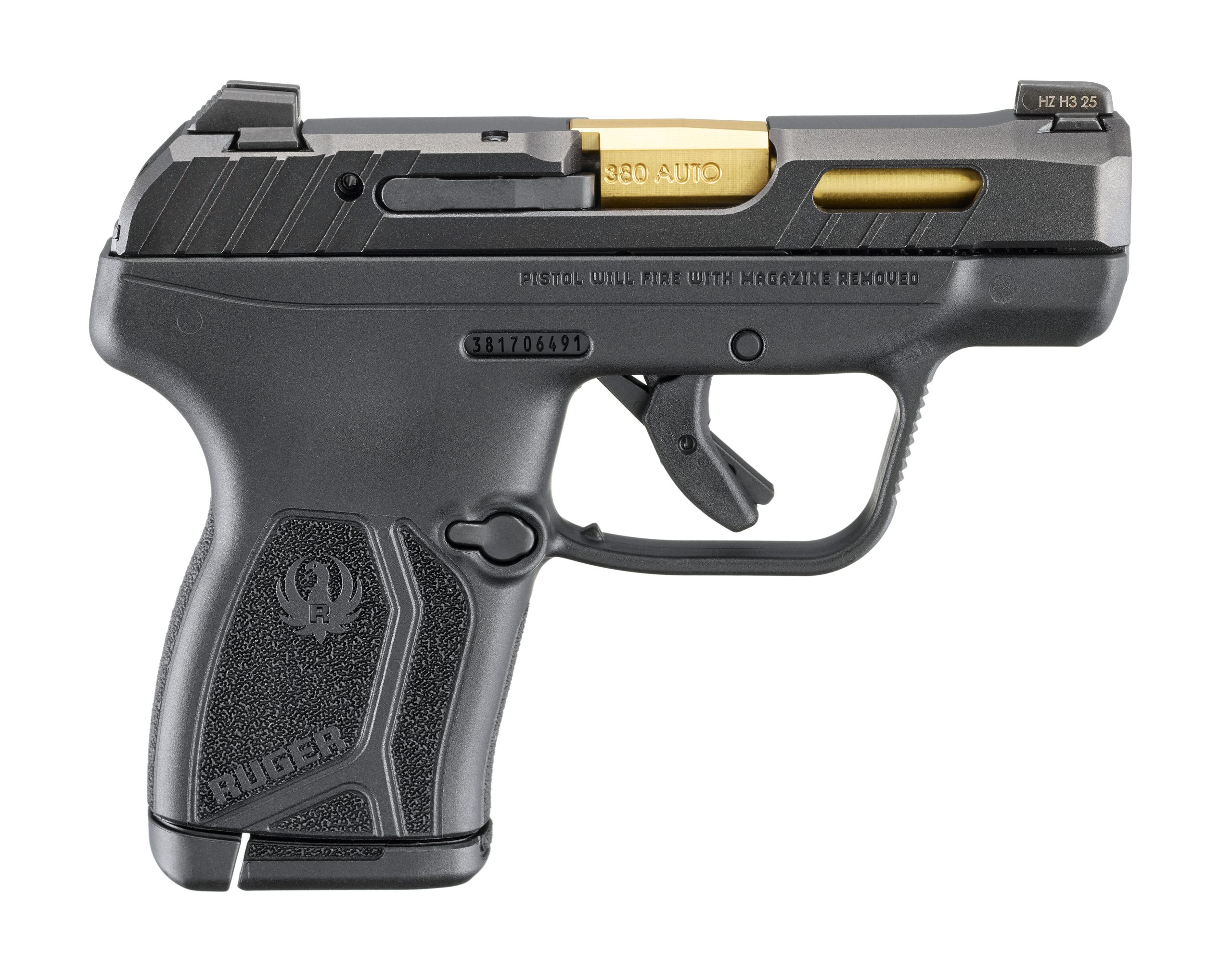 LCP MAX 380ACP BLK/GOLD MS - 13766