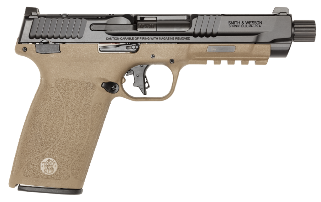 M&P5.7 OR 5.7X28 5" BK/FDE TB - 14078 | 22+1 | 1/2X28 TPI