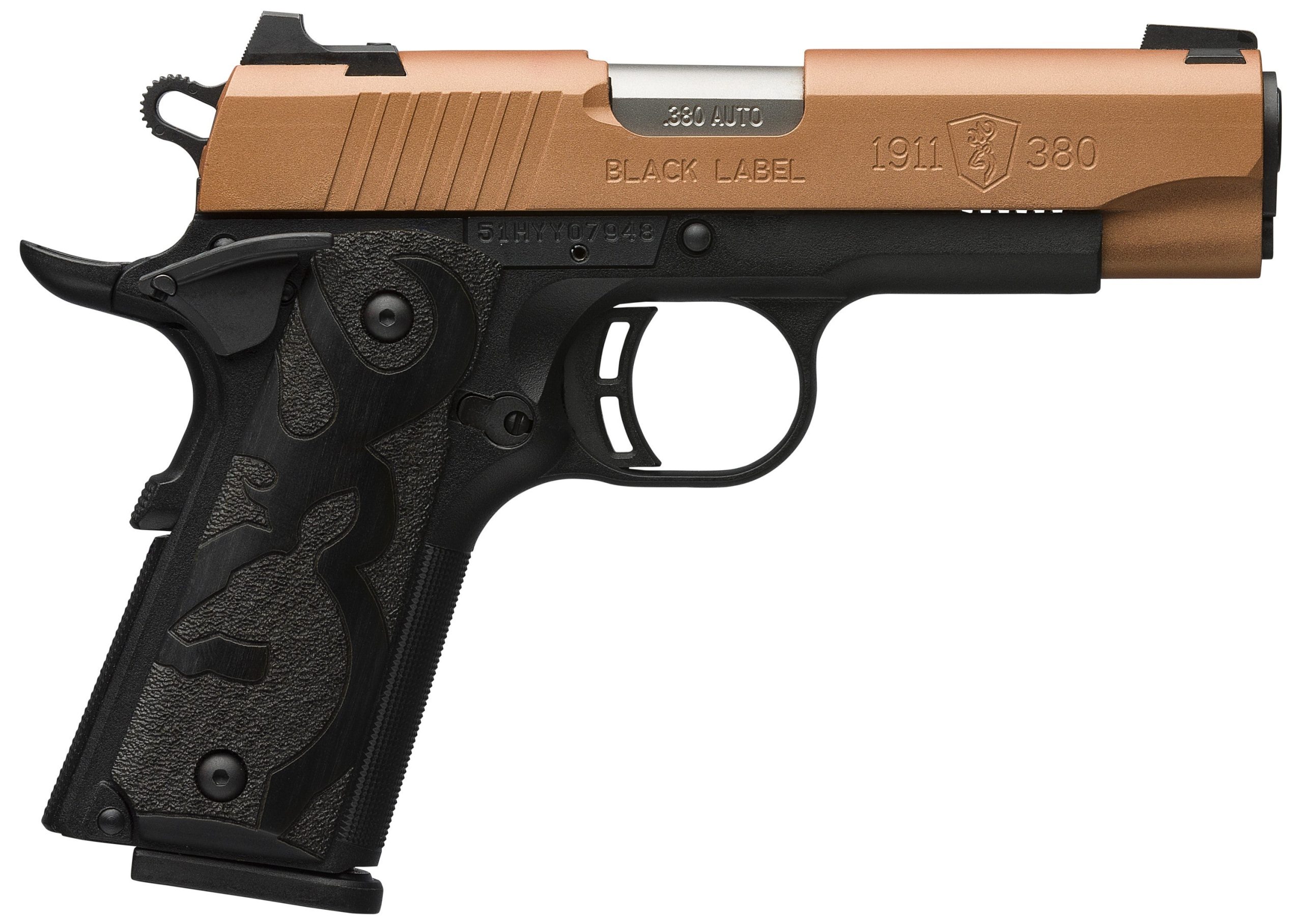 1911-380 380ACP COPPER 3.6" # - BLACK LABEL COPPER