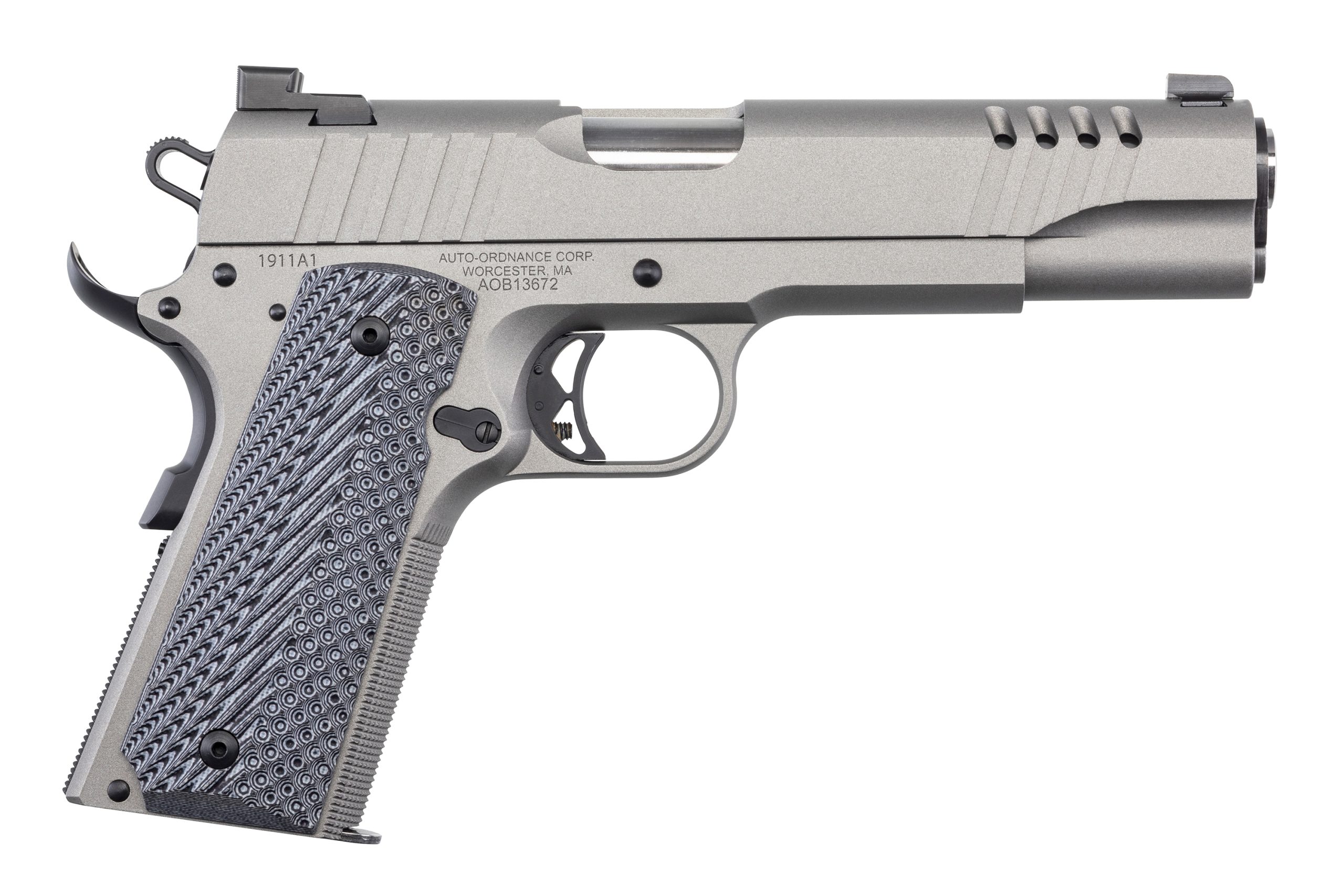 1911 45ACP STAINLESS 7+1 # - 7+1 | G10 GRIPS