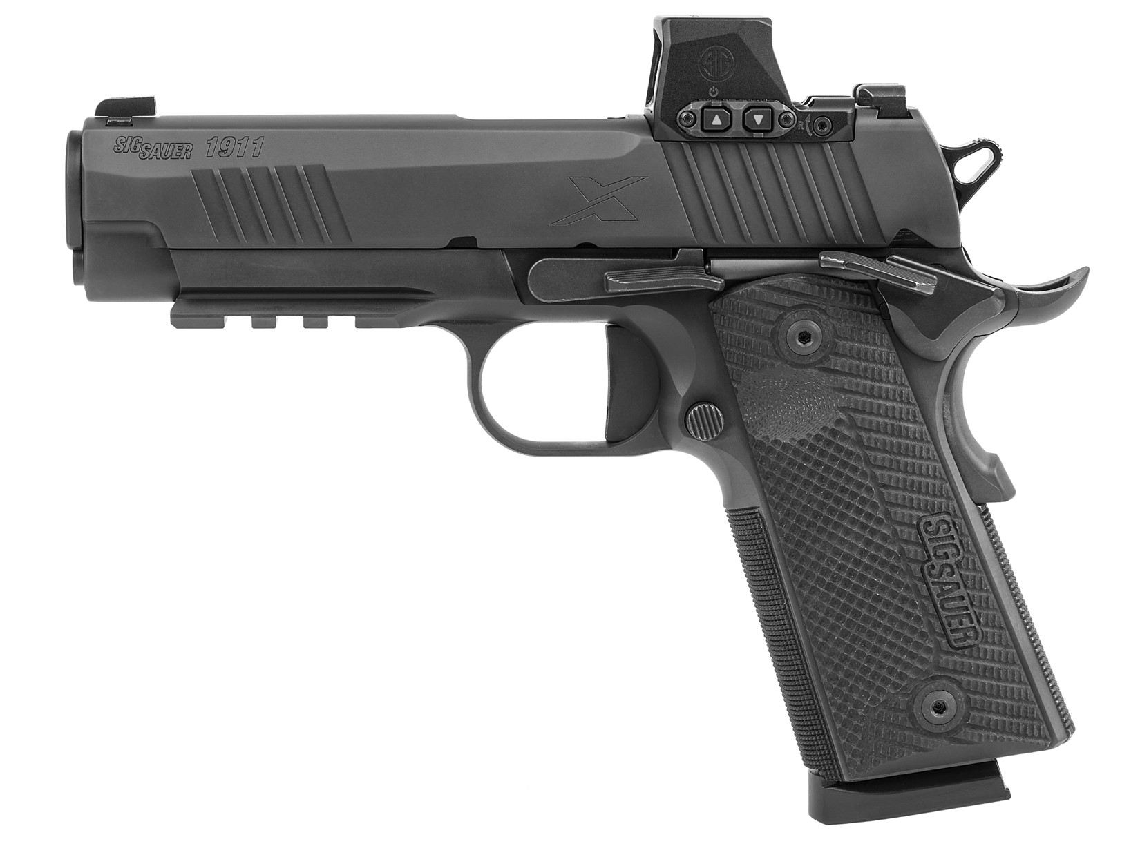 1911X CARRY 45ACP BLK/BLK RX - 1911XCA-45-BXR3-RXX