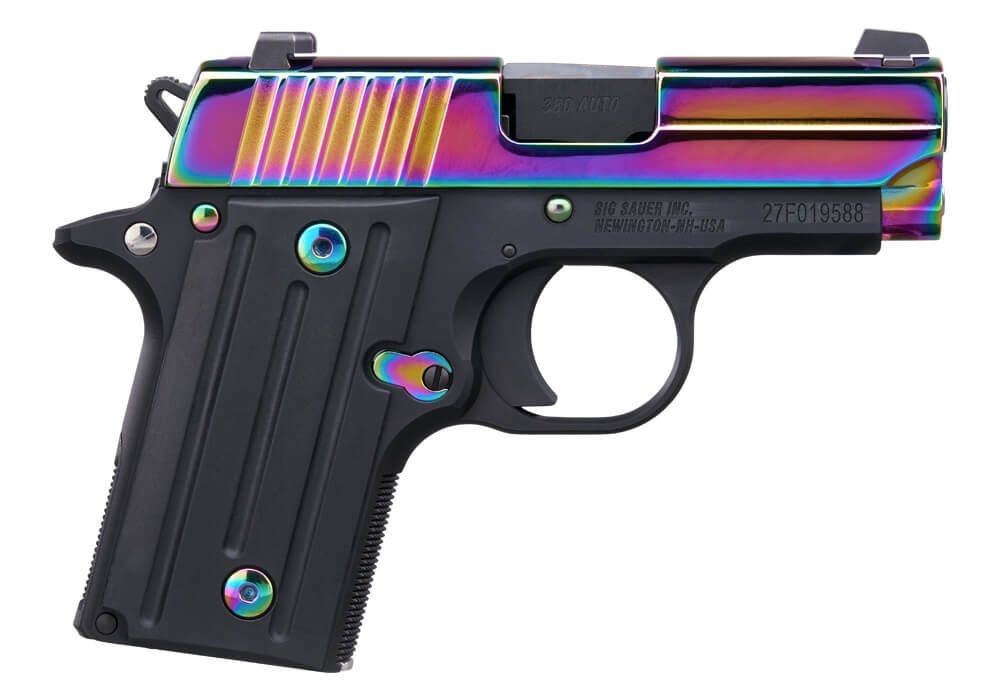 P238 RAINBOW 380ACP 6+1 NS - 238-380-RBT2