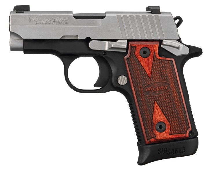 P238 TWO-TONE 380ACP 7+1 NS - 238-380-TXR3