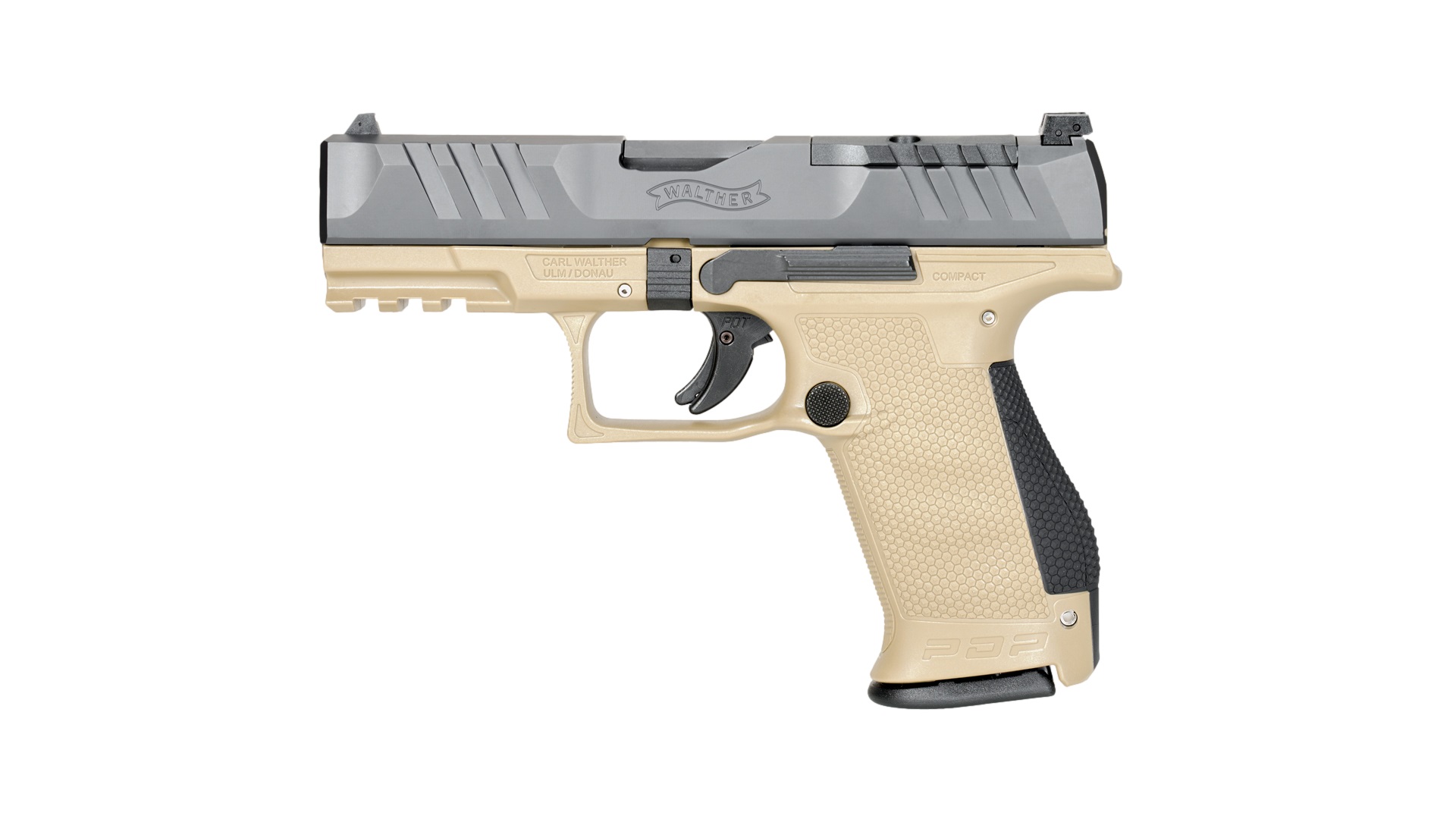 PDP 9MM CPT 4" BLK/TAN OR 15+1 - 2858444