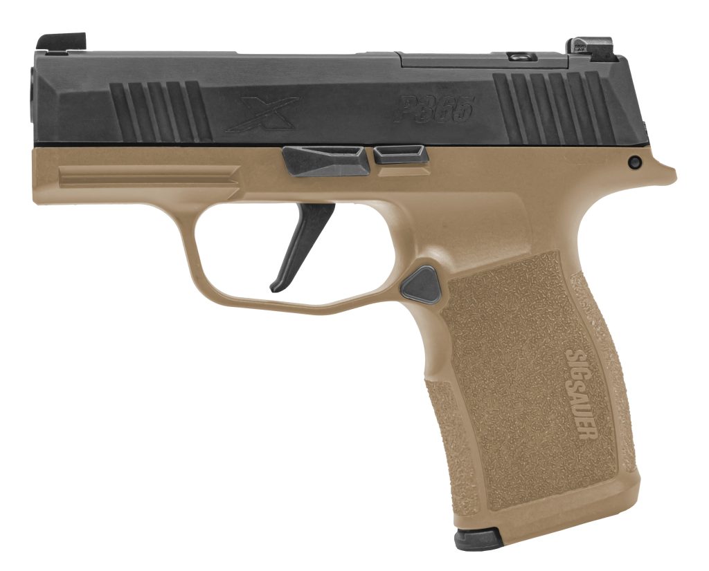 P365X 9MM COY/BLK 3.1 12+1 NS# - 365X-9-CTXR3P | 2-TONE