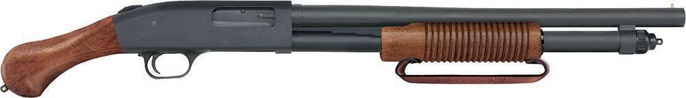 590 NIGHT STICK 12/18 3" BL/WD - 6 SHOT