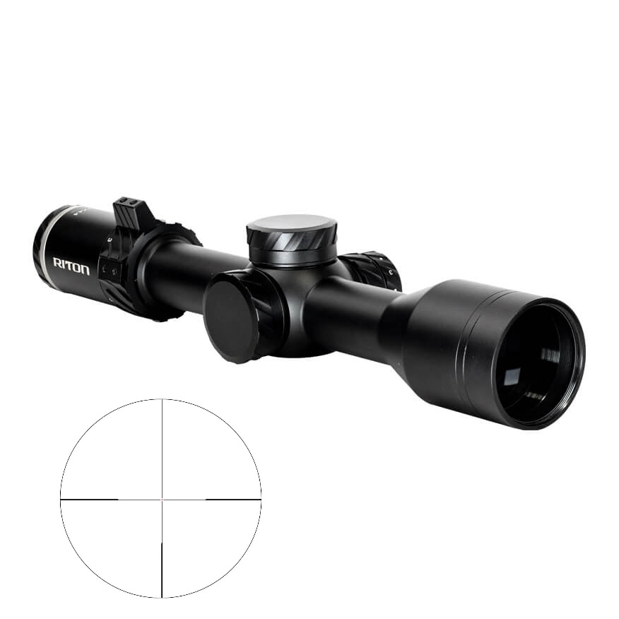 5 PRIMAL 2-12X44 30MM MOA IR - MATTE BLACK | SECOND FOCAL