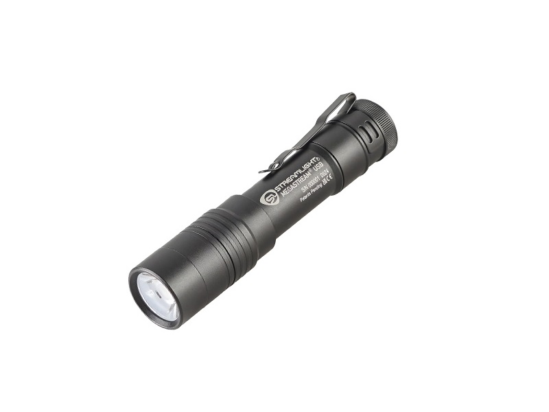 MEGASTREAM USB 1800LM BLK - POCKET FLASHLIGHT
