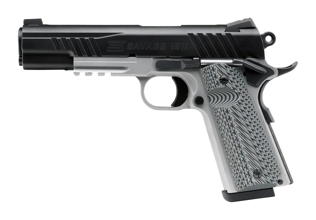 1911 GOV 9MM BL/SS RAIL 10+1 - 67208