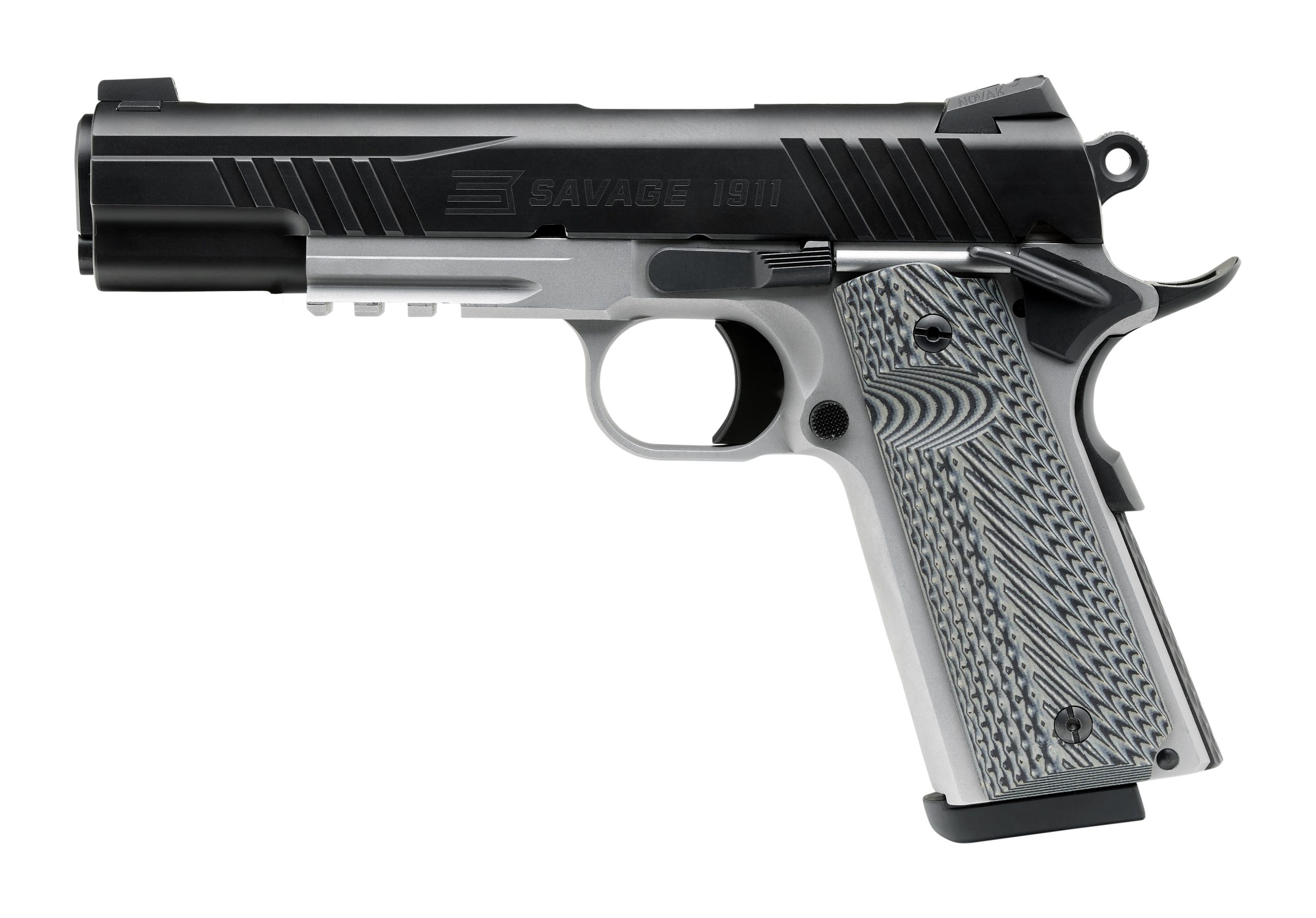 1911 GOV 9MM BL/SS RAIL 10+1 - 67208