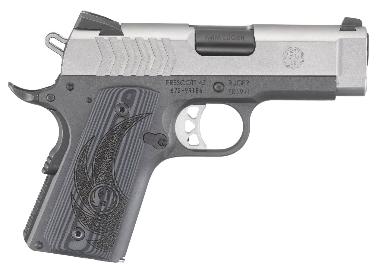 SR1911 9MM SS/ALUM 3.6" 8+1 # - 6758