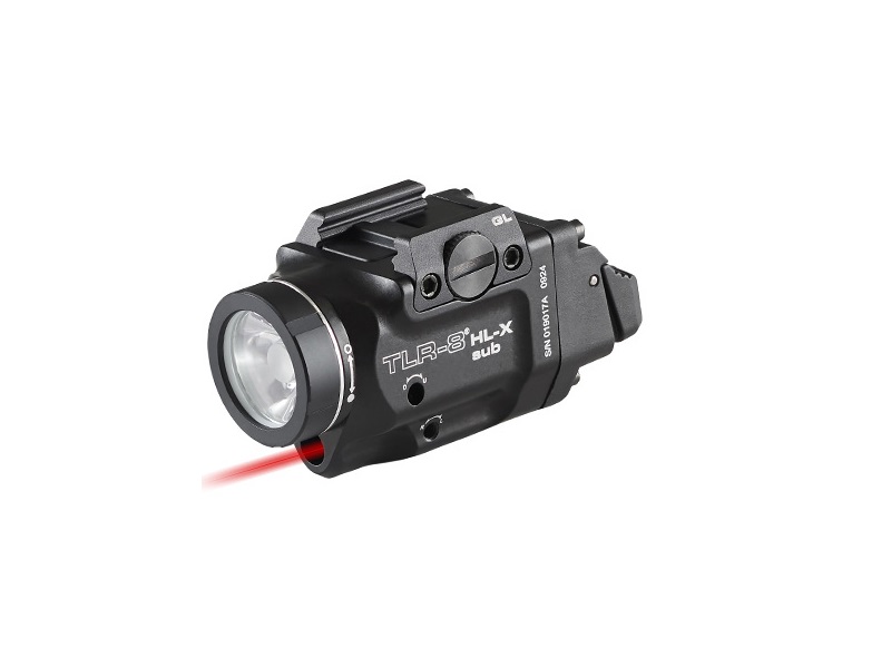 TLR-8 HL-X SUB USB 1000LM G43X - RAIL MOUNTED LIGHT|RED LASER
