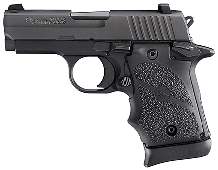 P938 9MM NITRON BLK RUBER AMBI - 938-9-BRG-AMBI