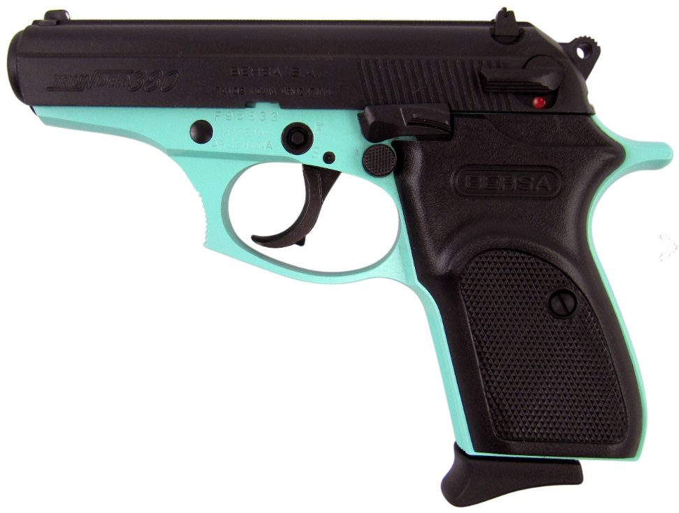 THUNDER 380 RE BLUE/BLK 380ACP - CERAKOTE ROBIN EGG BLUE FRAME
