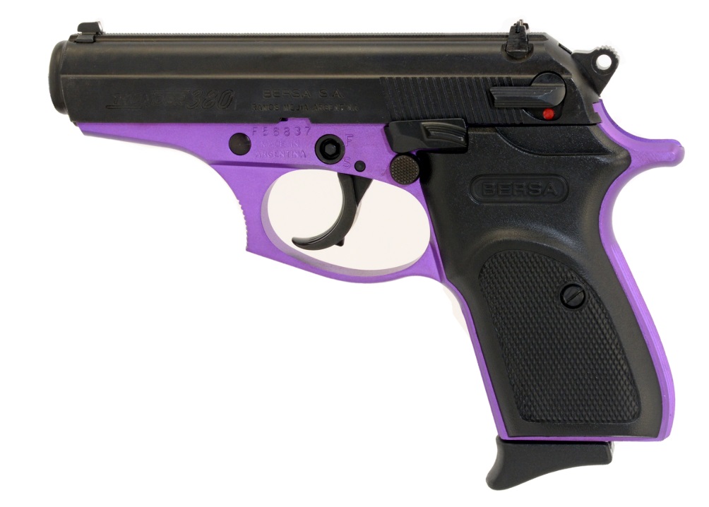 THUNDER 380 PURPLE/BLK 380ACP - CERAKOTE PURPLE FRAME