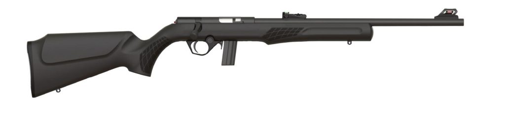 RB22 22LR BLK/SYN 18" 10+1 - BOLT ACTION|FIBER OPTIC SIGHTS