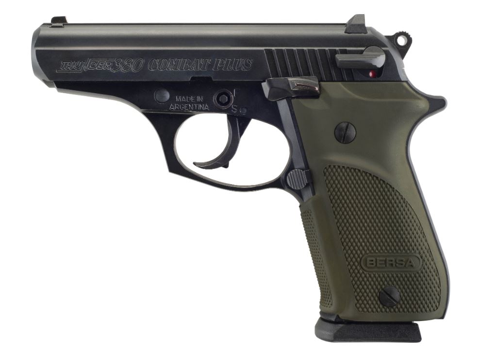 THUNDER 380 COMBAT PLUS 380ACP - 15+1 | 3.5"|OLIVE RUBBER GRIPS