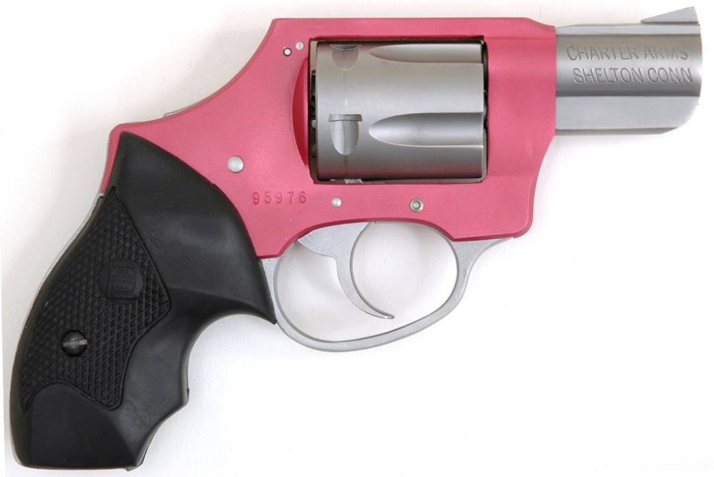 CHARTER PINK LADY 38SPC 2" DAO - RUBBER GRIPS / DAO / 5-SHOT