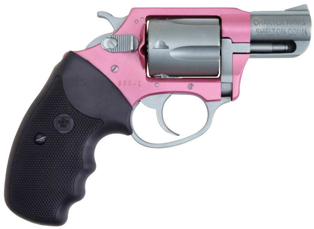 SOUTHPAW 38SPC PINK/SS 2" - RUBBER GRIPS / 5-SHOT