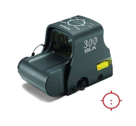 XPS2 2-DOT RET 300BLK CR123 - HOLOGRAPHIC WEAPON SIGHT