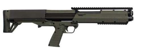 KSG 12/18.5 14+1 PIC RAIL GRN - GREEN SYNTHETIC STOCK