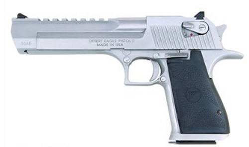 DESERT EAGLE 357M BRUSH CHROME - BRUSHED CHROME|BLK RUBBER GRIP