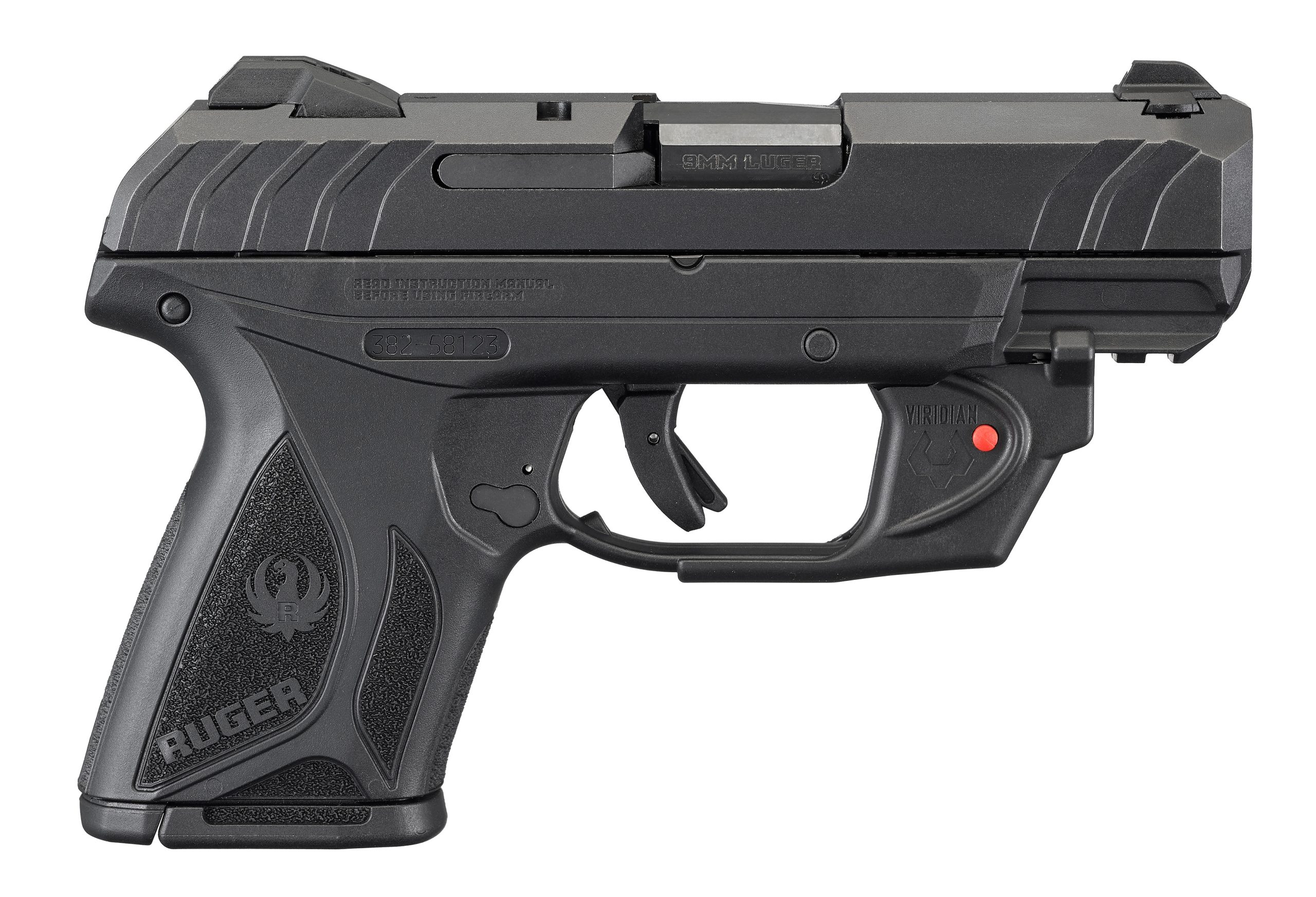 SECURITY9 CMPCT 9MM 10+1 LASER - 3830 | RED VIRIDIAN LASER