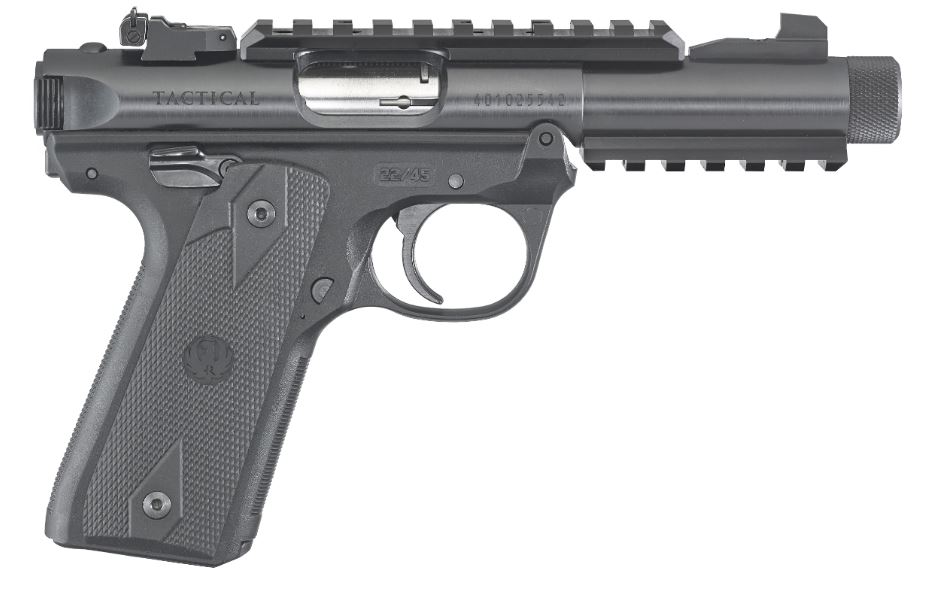 MKIV 22/45 TACTICAL 22LR 4.4" - 40149|BLACK|1/2-28 TPI|10+1