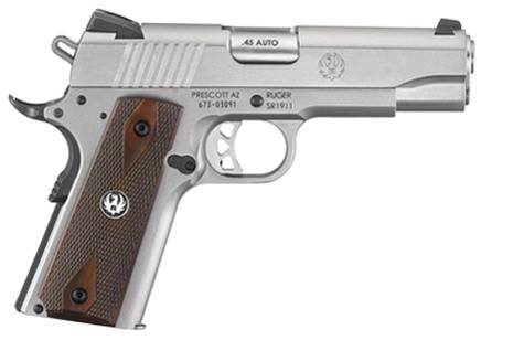 SR1911 45ACP SS 4.25" 7+1 FS - 6702 FIXED NOVAK 3-DOT SIGHTS