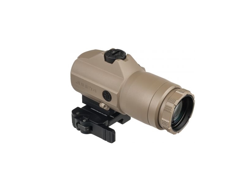 JULIET4 4X MAGNIFIER QR FDE - QUICK RELEASE MOUNT