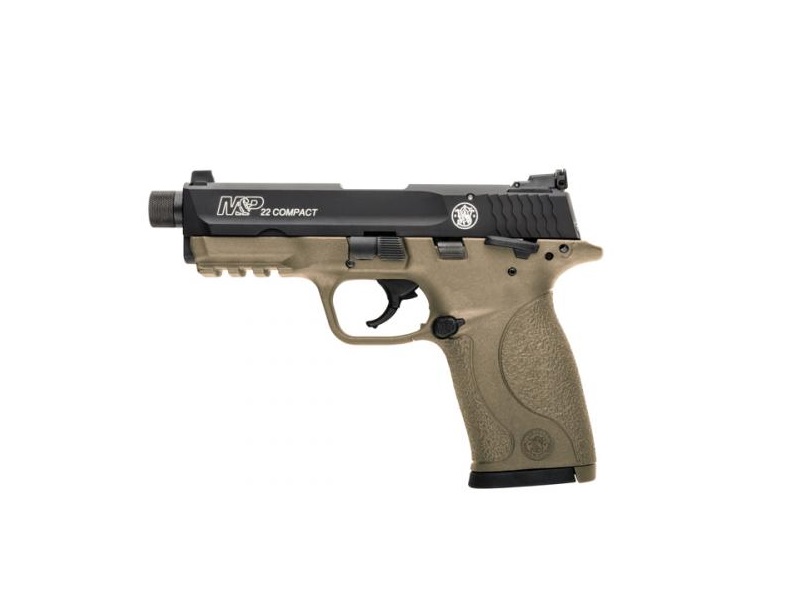 M&P22 COMPACT 22LR FDE THREAD - 10242| INCLUDES 1/2X28 ADAPTER