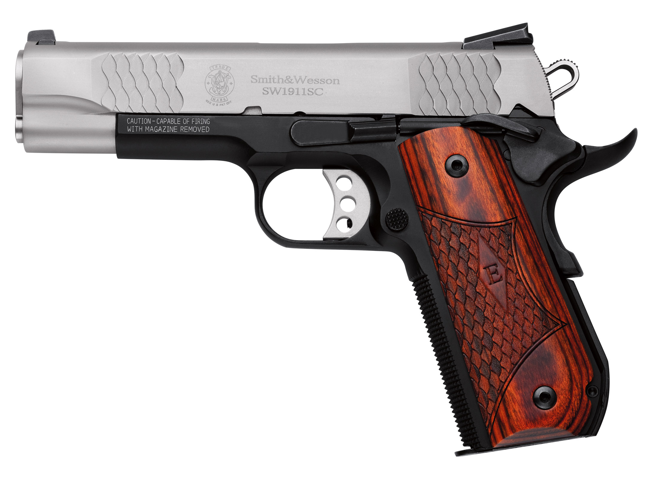 SW1911SC 45A 4.25" SS NS E-SER - 108485 E-SERIES/SCANDIUM FRAME