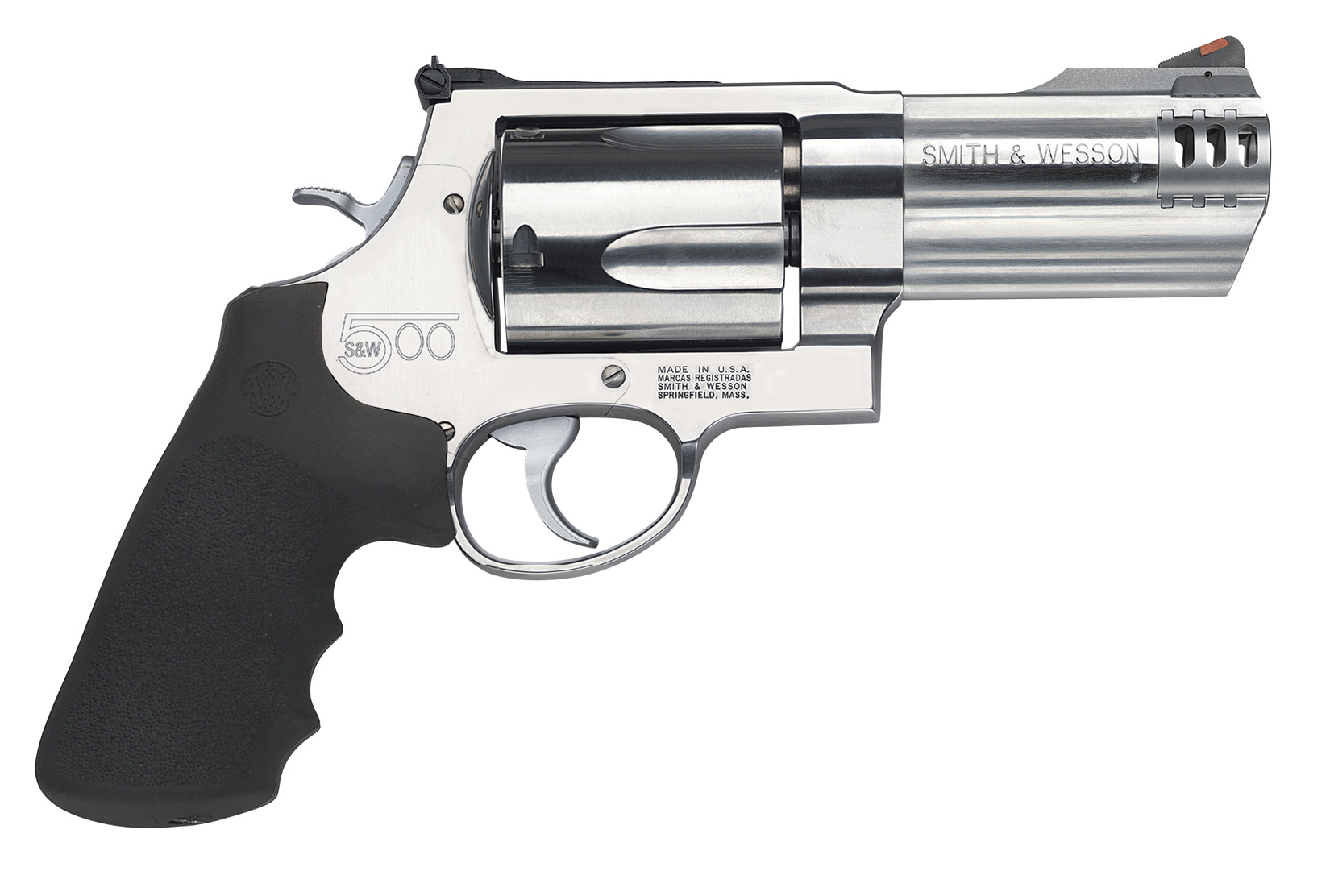 500 500S&W MAG 4" SS AS 5RD - 163504