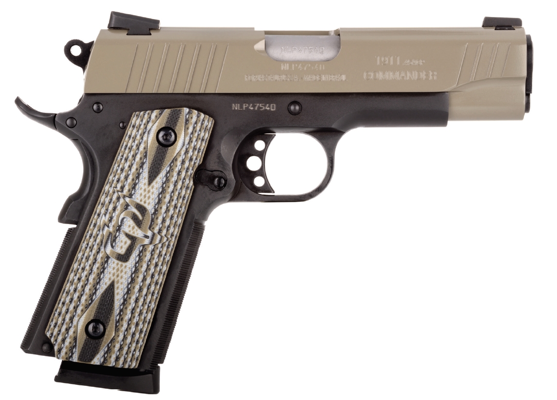 1911 COMMANDER 45ACP SAND 4.2" - 1-191101COMS-VZ
