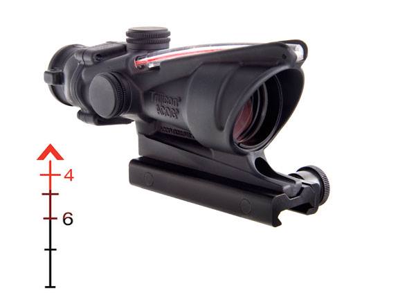 ACOG 4X32 .223 BAC CHEVRON RED - TA31F | TA51 MOUNT