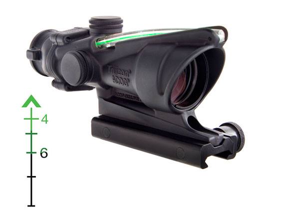 ACOG 4X32 .223 BAC CHEVRON GRN - TA31F-G | TA51 MOUNT
