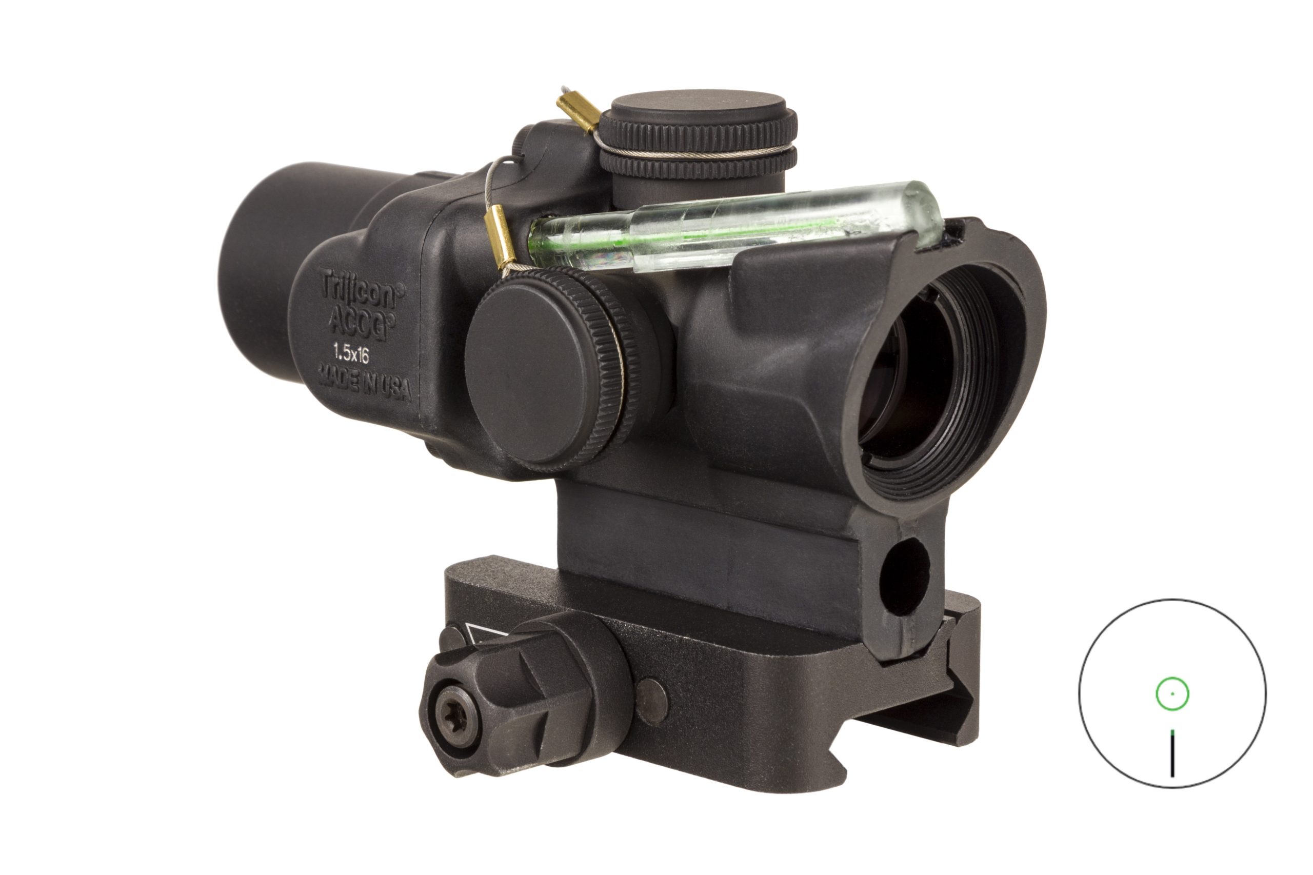 ACOG 1.5X16S CMPT GRN 2MOA - TA44-C-400329 | Q-LOC MOUNT