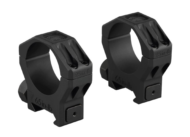ALPHA6 SCOPE RINGS 30MM HIGH - SOA63003|ALUMINUM|MATTE BLACK