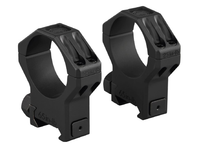 ALPHA6 SCOPE RINGS 34MM HIGH - SOA64003|ALUMINUM|MATTE BLACK