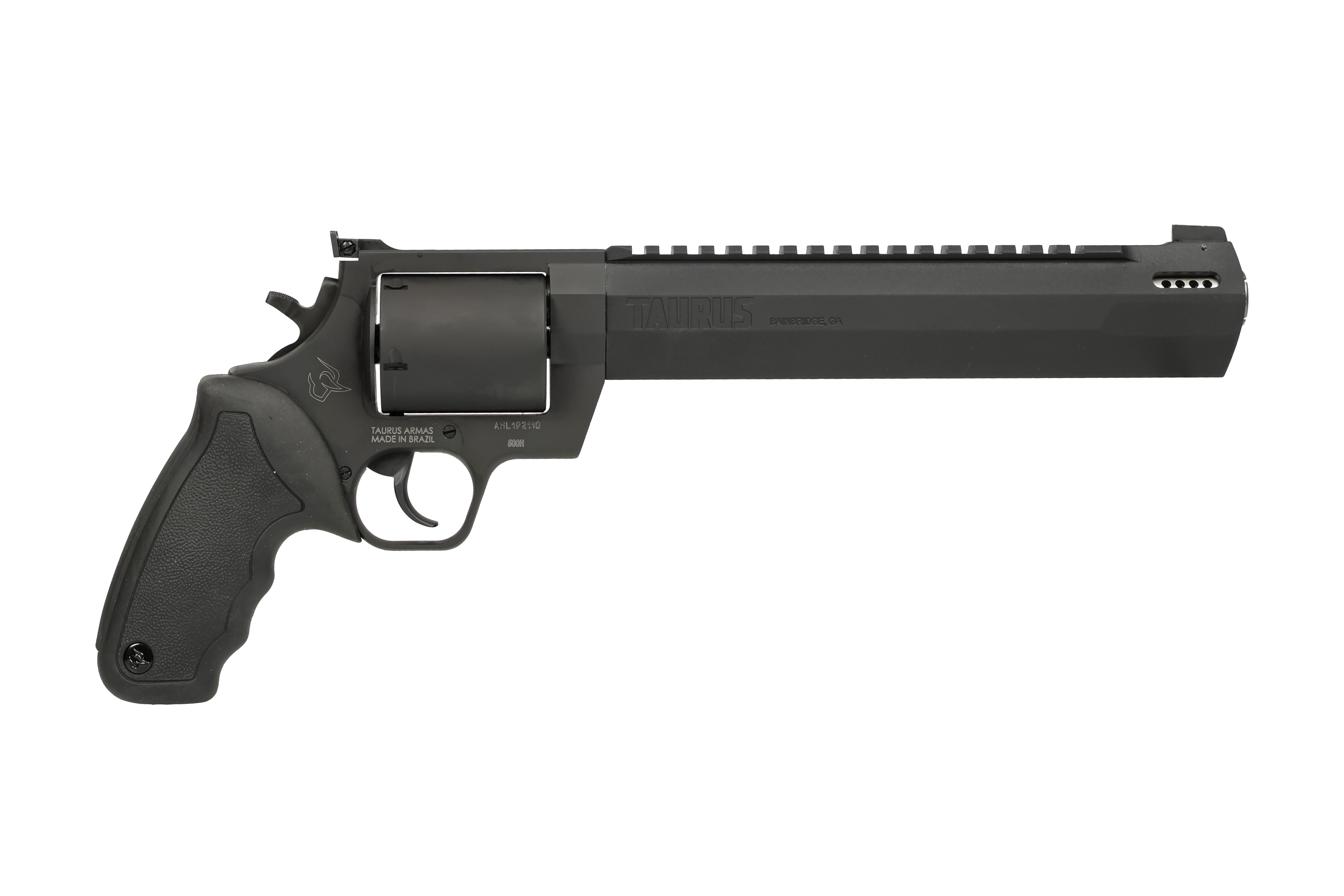 RAGING HUNTER 500S&W BLK 10" - 2-500101RH | 5 SHOT | PORTED
