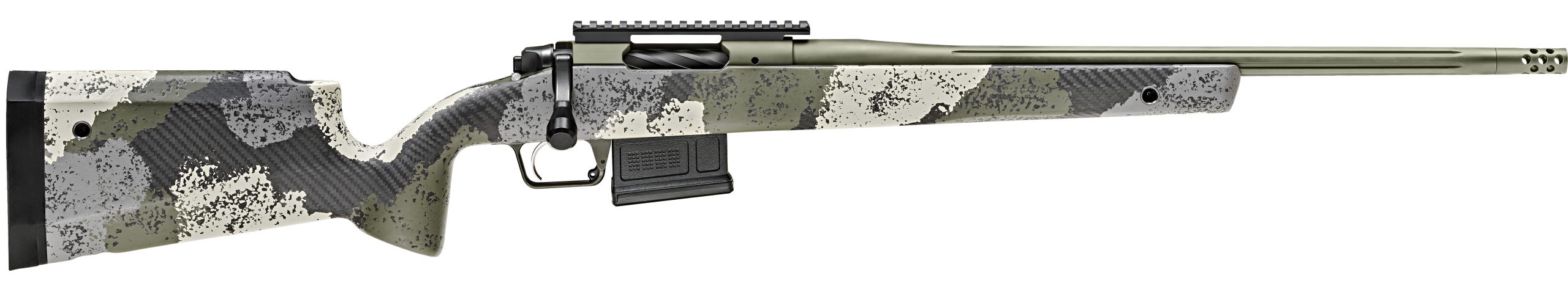 WAYPOINT 6.5CR STD FXD GREEN - STANDARD BARREL | FIXED STOCK
