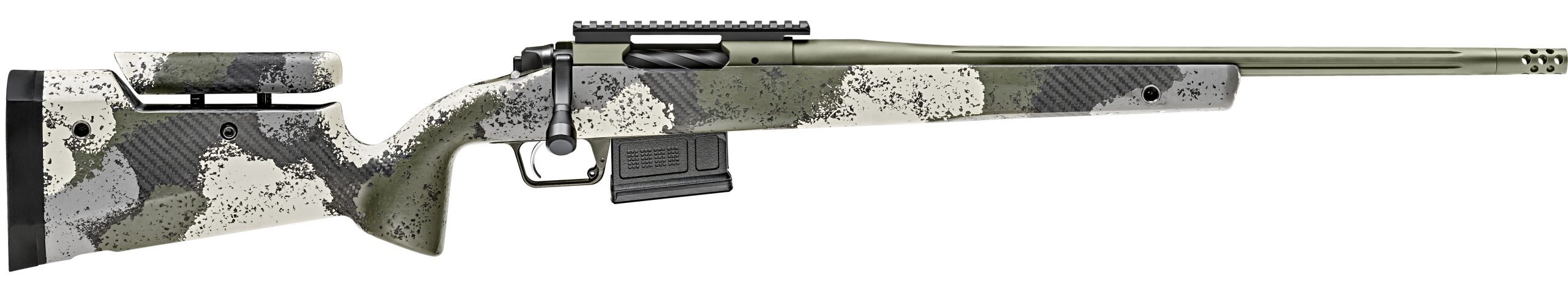 WAYPOINT 6MMCR STD ADJ GREEN - STANDARD BARREL | ADJ. STOCK