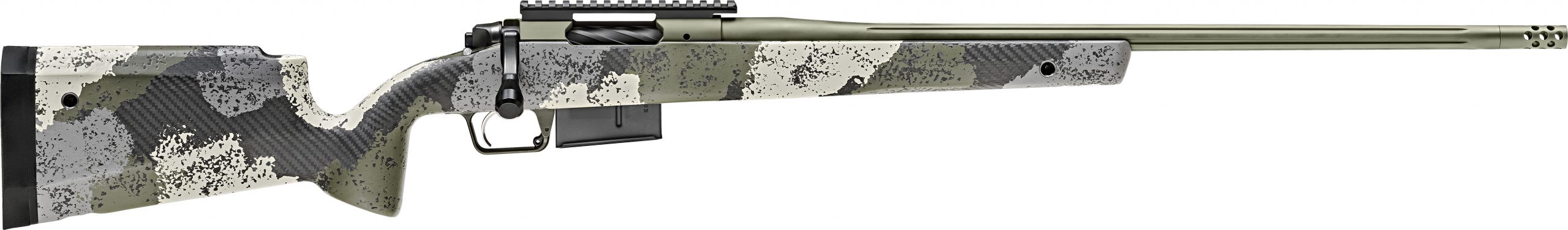 WAYPOINT 6.5PRC STD FXD GREEN - STANDARD BARREL | FIXED STOCK